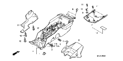REAR FENDER (CBR1000RR)
