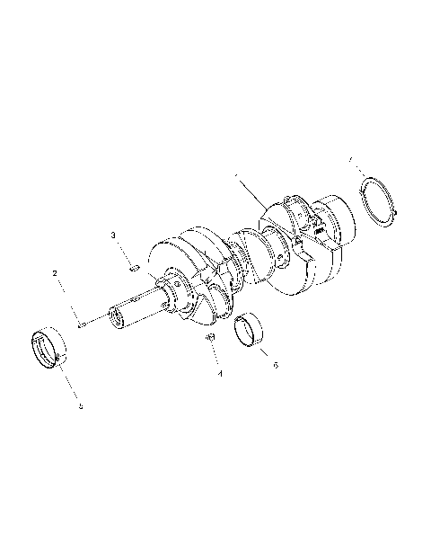 ENGINE, CRANKSHAFT - R16RTED1F1 (49RGRCRANKSHAFT15DSL)