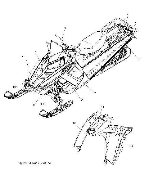 BODY, DECAL - S14CS5BSL/BEL (49SNOWDECAL14550V)
