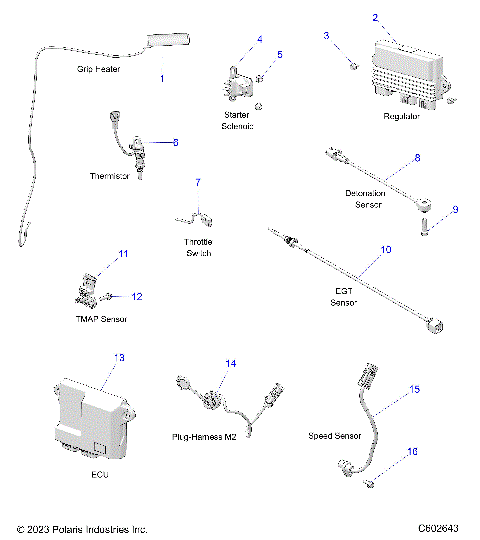 ELECTRICAL, COMPONENTS - S24TLC8MS/8MES (C602643)