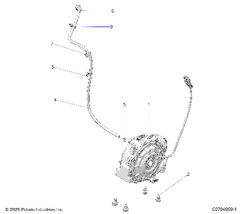 DRIVE TRAIN, FRONT GEARCASE MOUNTING