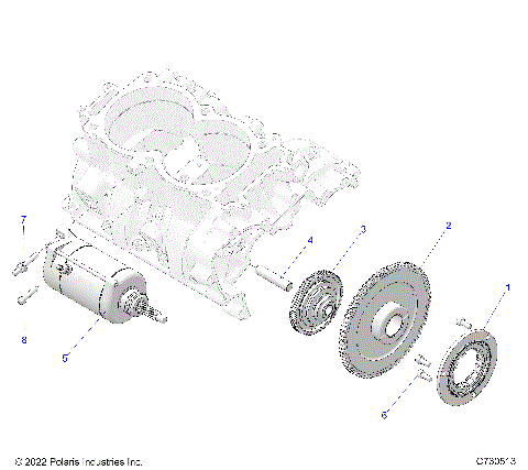 ENGINE, STARTER - Z25NMF99A4/A5/B4/B5 (C730513)