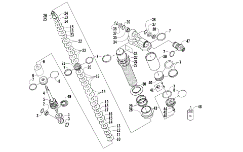 REAR SUSPENSION SHOCK ABSORBER