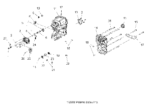 TRANSMISSION - A07MH76FA (49ATVGEARCASE800EFI)