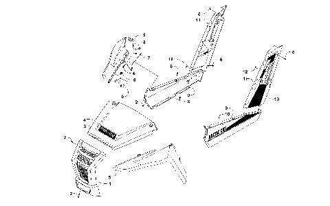 FRONT AND SIDE PANEL ASSEMBLIES [302235]