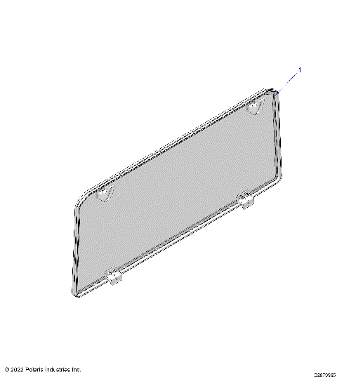 BODY, REAR PANEL, GLASS - R26MAU57CP/EP (C2879965)