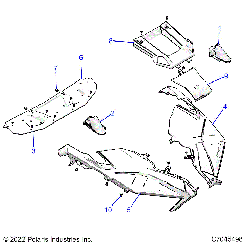 BODY, HOOD - Z23RAD92AK/BK/AS/BS (C7045498)
