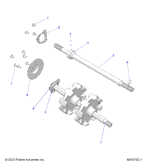 DRIVE TRAIN, JACKSHAFT and DRIVESHAFT - S24TLB6RSL/REL (601073C)