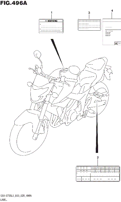 LABEL (GSX-S750L5 E03)
