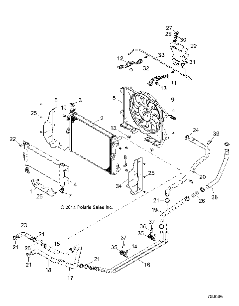 ENGINE, COOLING SYSTEM - R151DPD1AA/2D (700046)