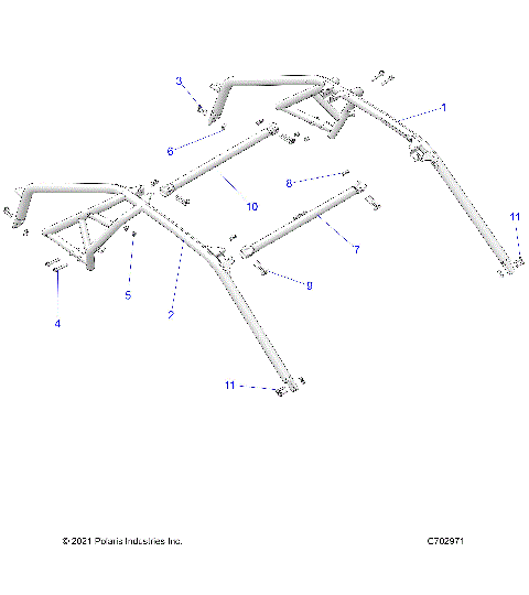 CHASSIS, CAB FRAME - Z23GAC92A/92B (C702971)
