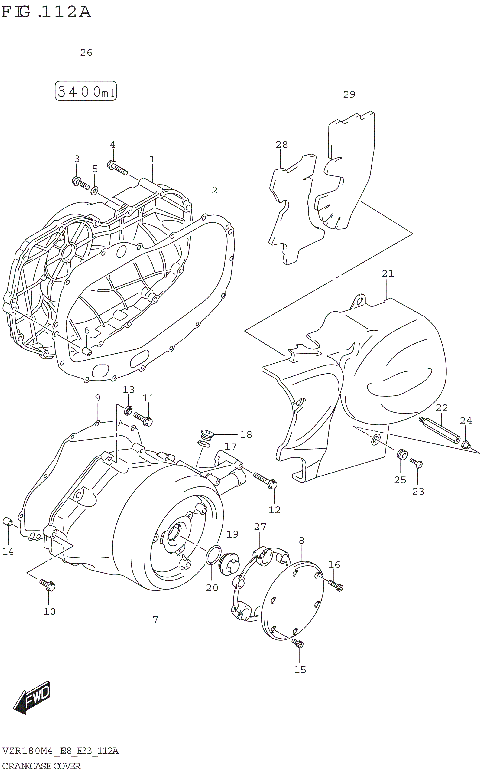 CRANKCASE COVER (VZR1800)