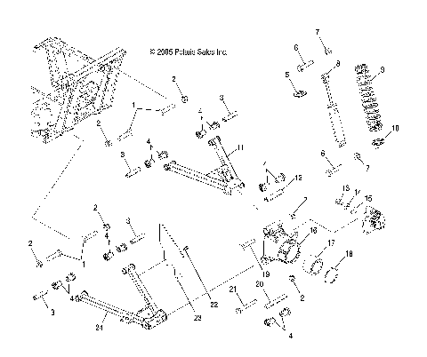 SUSPENSION, REAR - R07RB50AA/RH50AA (4999203249920324C09)