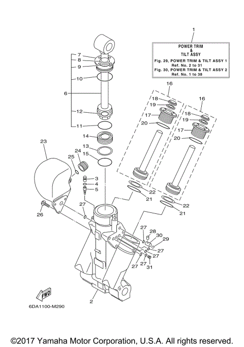 POWER TRIM TILT ASSY 1