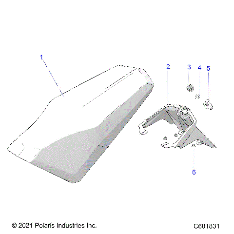 BODY, SEAT ASM. - S24TDL6KSA (C601831)