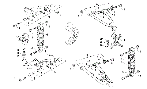FRONT SUSPENSION ASSEMBLY [89286]
