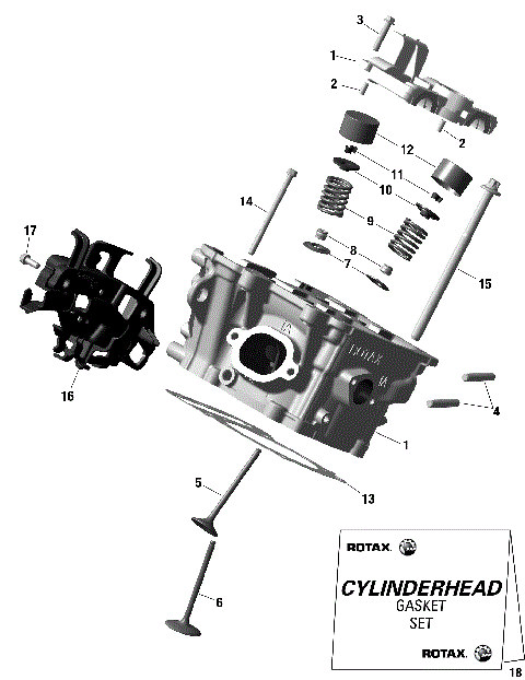 01- ROTAX - Cylinder Head