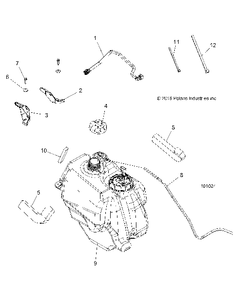 BODY, FUEL TANK ASM. - A17SES57C1/C2/C7/CL/E1/E2/E7/EL/SET57C1/C2/E1/E2 [101024]