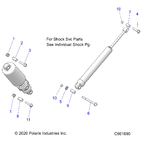 SUSPENSION, REAR SHOCKS MNTG. - S20EKB6PSL (C601278)