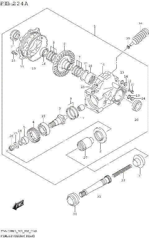 FINAL BEVEL GEAR (REAR)