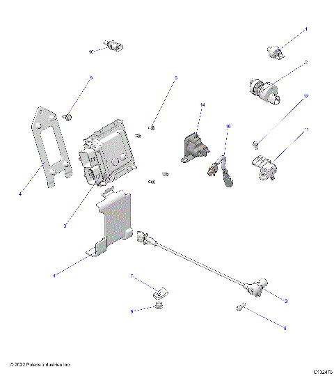 ELECTRICAL, SWITCHES, SENSORS and ECM - A24S6E57A1 (C102476)