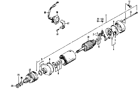 STARTER MOTOR [72438]