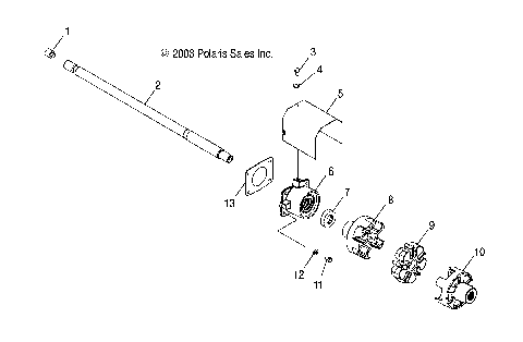 DRIVE SYSTEM - W045303CA/IA (4990539053B01)