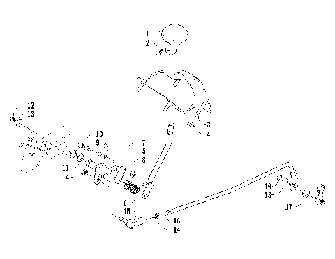 REVERSE SHIFT LEVER ASSEMBLY [83960]