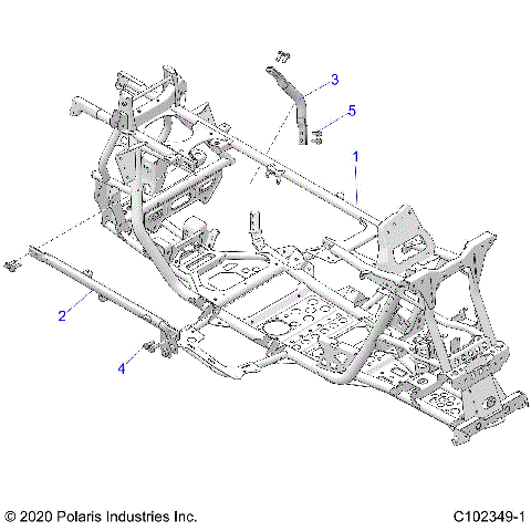 CHASSIS, MAIN FRAME - A26SGE95AB (C102349-1)