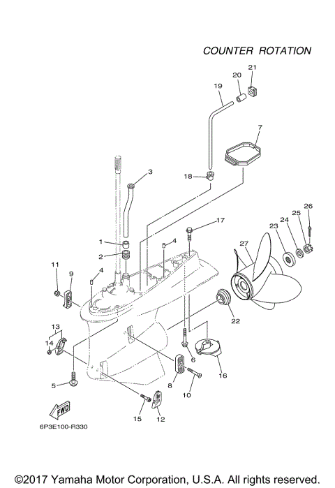 LOWER CASING DRIVE 4