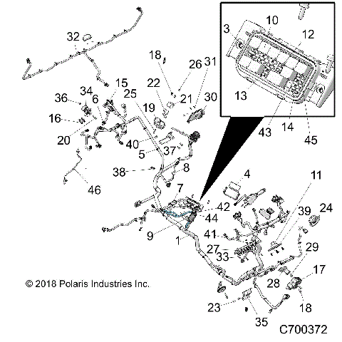 ELECTRICAL, WIRE HARNESS - R19RRP99CC/FC (C700372)