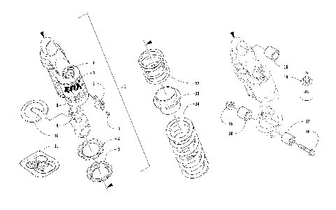 REAR SUSPENSION FRONT ARM SHOCK ABSORBER [105296]