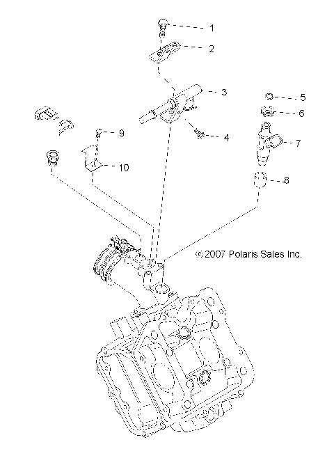 ENGINE, FUEL INJECTOR - A08MH50SS/SQ (49ATVFUELINJECT08SP500EFI)