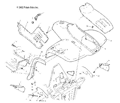 FRONT CAB - C10CL50AA (4978707870A03)