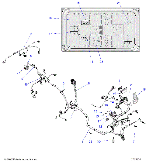 ELECTRICAL, WIRE HARNESS - Z23ASE99P4 (C703334)