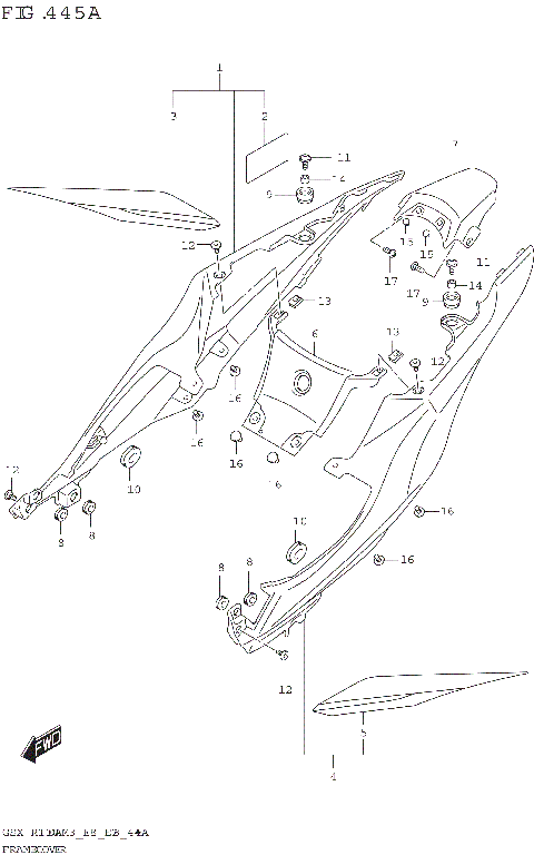 FRAME COVER (GSX-R1000A)