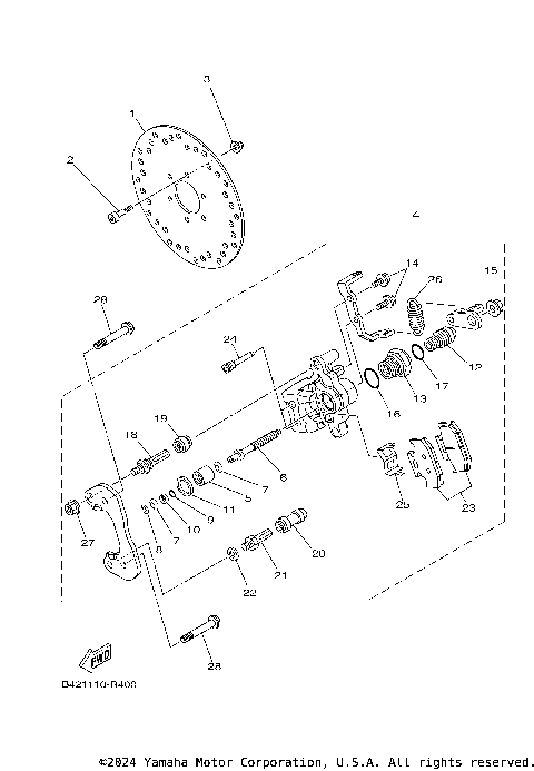 REAR BRAKE CALIPER 2