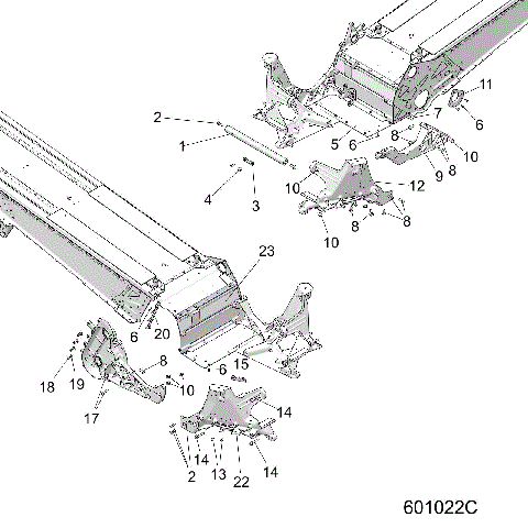 CHASSIS, BULKHEAD ASM. - S19EHM8R ALL OPTIONS (601021C)
