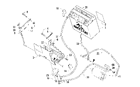BATTERY AND TRAY ASSEMBLY [90136]