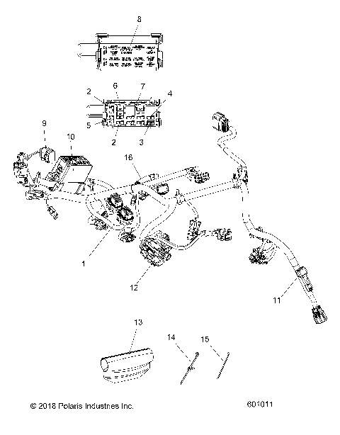 ELECTRICAL, MAIN WIRE HARNESS - S19EFS8R ALL OPTIONS (601011)