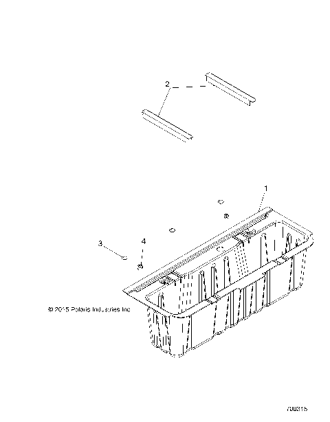 BODY, UNDER SEAT STORAGE BOX - R16RNA57A1/A9/A4/E57AH (700315)