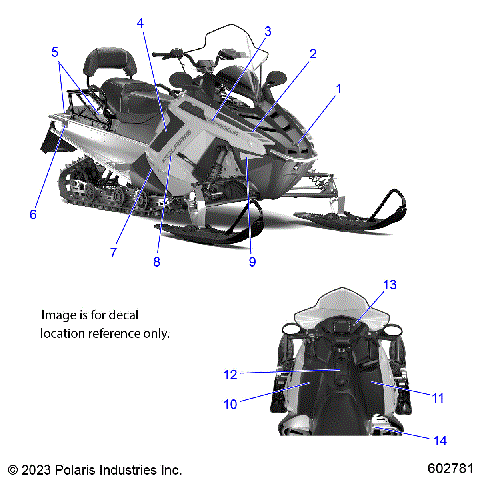 BODY, DECALS - S25CED5TSL/TSU (602781)