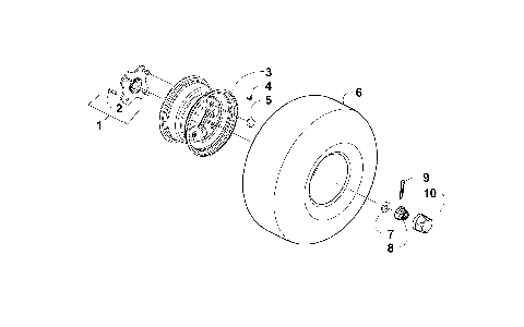 REAR WHEEL ASSEMBLY [303539]