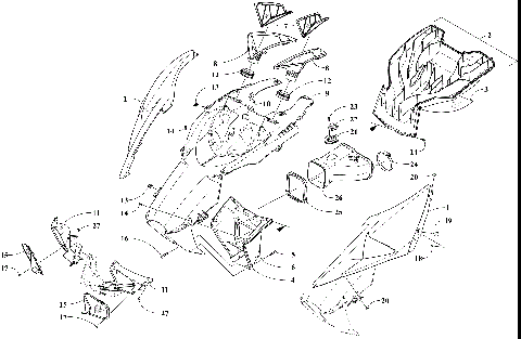 HOOD AND AIR INTAKE ASSEMBLY [108001]