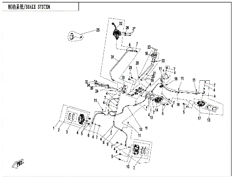 BRAKE SYSTEM (NO PARKING SYSTEM)