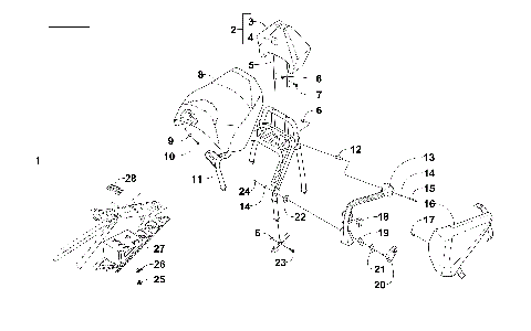 PASSENGER SEAT AND RELATED PARTS [101289]