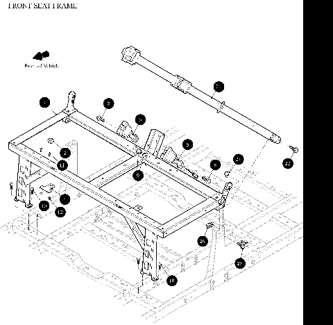 FRONT SEAT FRAME [302476]