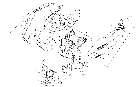 HOOD AND AIR INTAKE ASSEMBLY [104154]