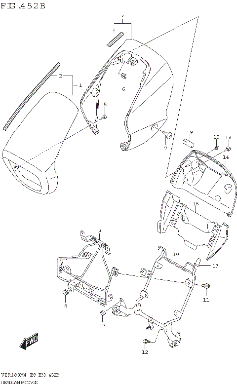 HEADLAMP COVER (VZR1800BZ)(AV4)