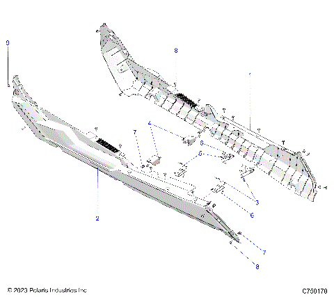 BODY, ROCKERS - Z25R4P2KAE/BE (C750178)